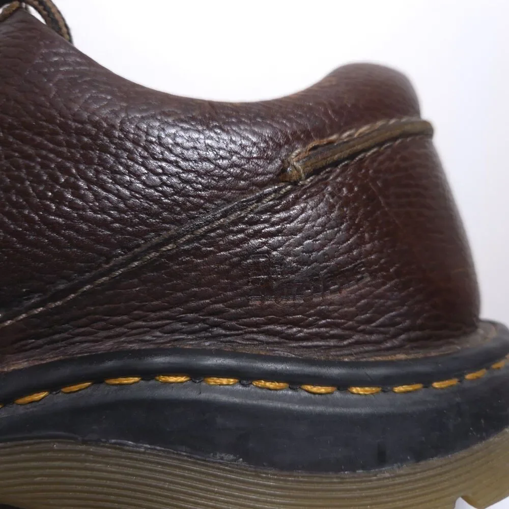 Dr Martens Brown Oxford Mens US 13 Casual Leather Lace Up Shoe 11200 Air Cushion